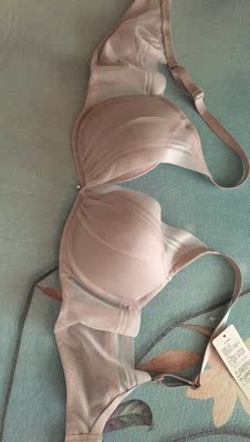 无钢圈，在专卖店买过四件，觉得应该是真品。