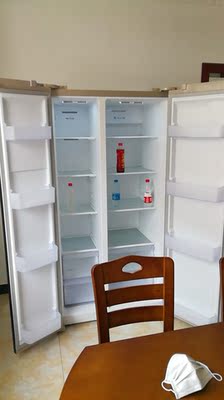 MeiLing/美菱 BCD-601WPCX 双开门冰箱 对开门家用风冷变频电冰箱