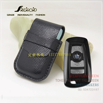 Leather handmade A- class lizard leather case is suitable for BMW Land Rover all-series car key case custom-made other models