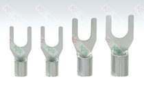 Red copper KIS kees KF fork-shaped bare end head fork terminal cold press wiring SNB1 25-3 1000pcs