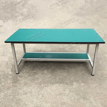 Manufacturer produces antistatic work table packing table phone computer maintenance table double bench inspection table
