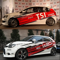 Suitable for Volkswagen Golf POLO Fit Zotta Mai X5 Car Sticker Personality Car Sticker Custom Pull Flower