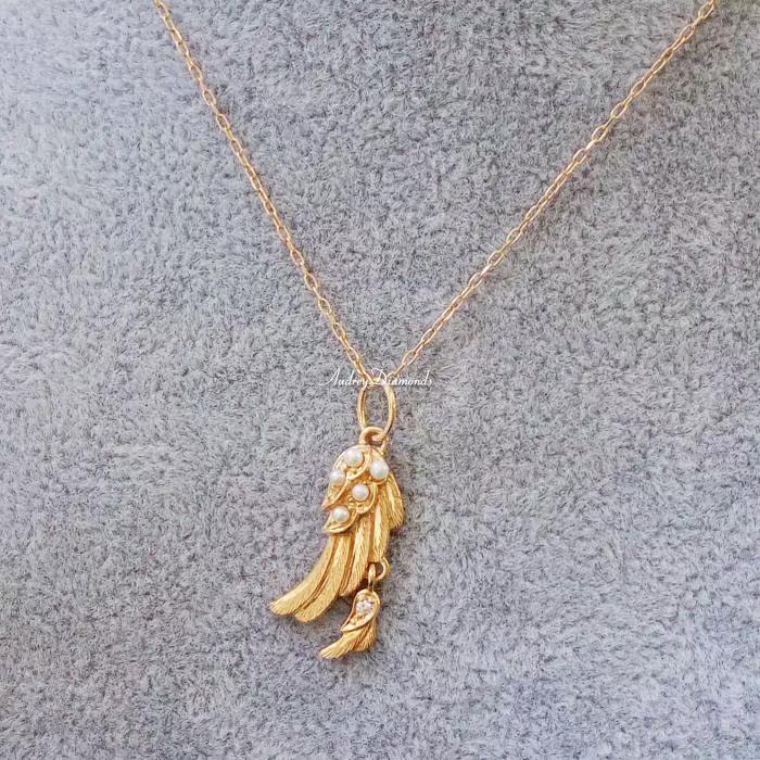 好货如云 日本制 10k金黄 项链长度:40cm 品牌:audrey twinkles 售后