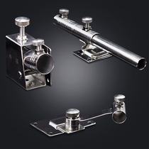 Fishing box stainless steel insert type three-piece set right angle round corner fish box universal fort bait frame guard right left hand accessories