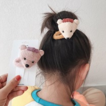 Autumn and winter new children hair accessories MOMSMADE cute big bear head skin band does not hurt hair student headwear girl Hairband