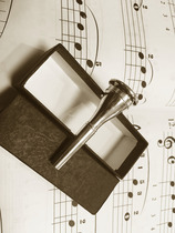 French horn mouth musical instrument horn mouth yuan horn mouth silver plated mouth professional horn mouth French horn mouth