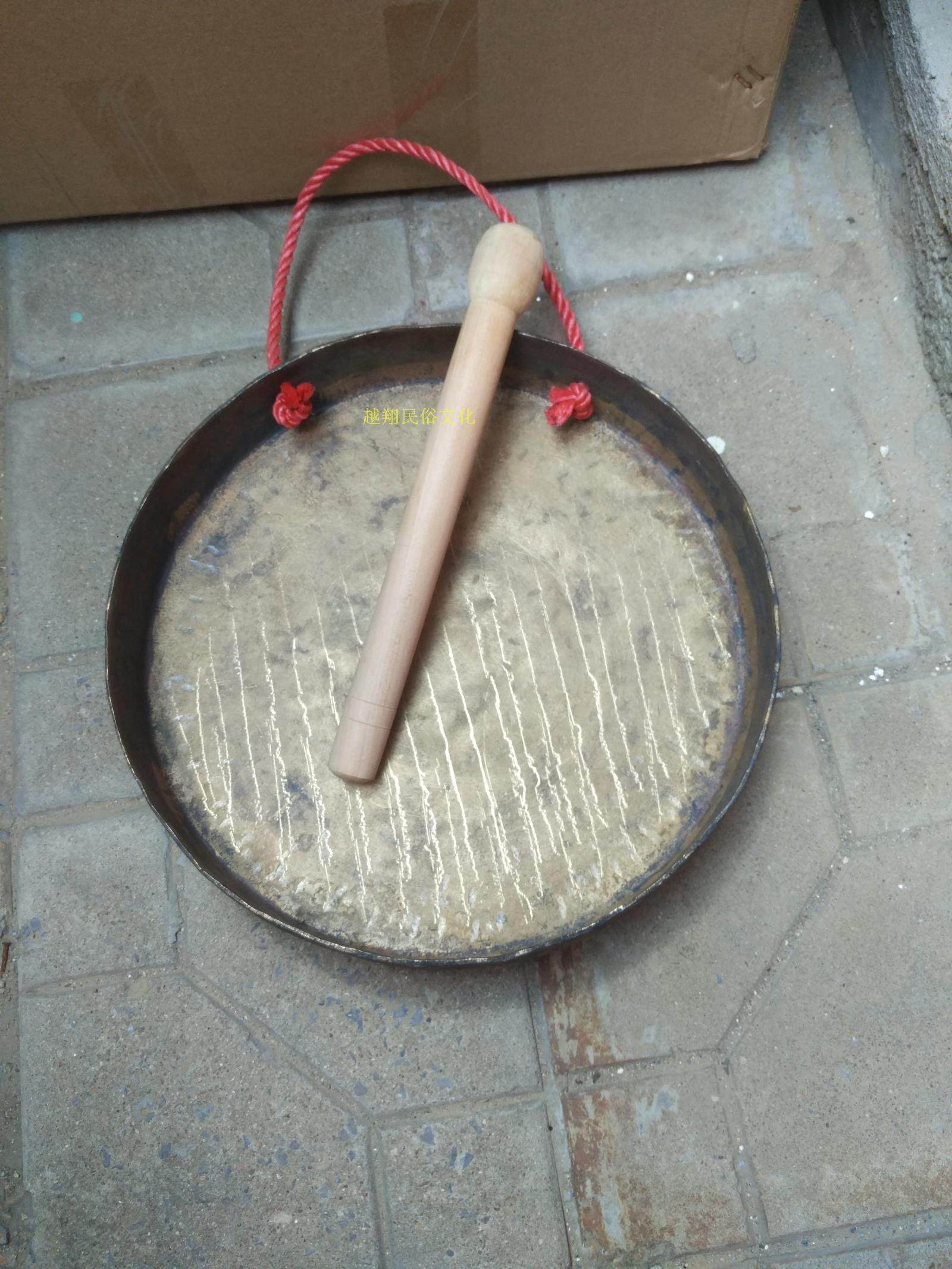 南狮锣南狮鼓高边锣醒狮锣 南狮专用大锣 南狮高边加厚锣 30cm_双氙