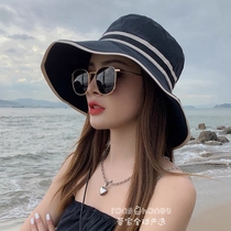 Japan uv sunscreen hat uv hat female summer fisherman hat big hat brim sun hat Korean version of Joker beach hat