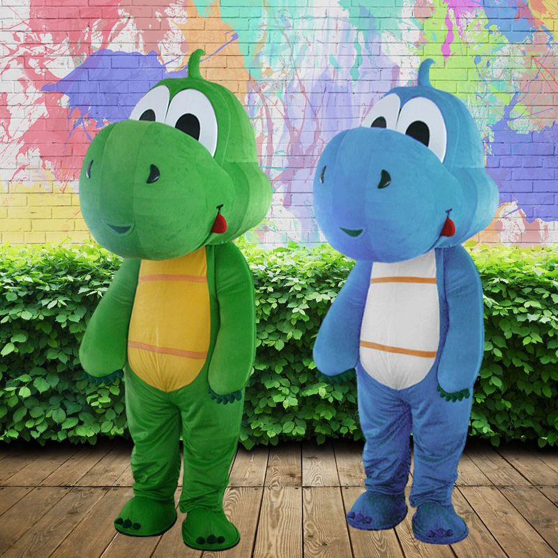 Dinosaur cartoon costume green dragon walking spouse clothesdoll clothesdoll animated cartoon clothes