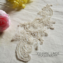 Lace decoration flower Silver Line colorful line car bone patch embroidery flower paste clothing lace accessories accessories