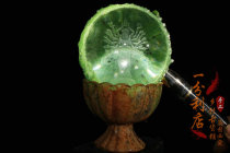 Wenwan Tibet back to spread the magic ball thousand-handed Guanyin Phantom King Kong crystal ball tied to the offering table ornaments