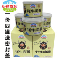 Xinyi pasture spiced yak 4 cans of 600 grams Yunnan Lijiang Kunming specialty spicy beef sauce