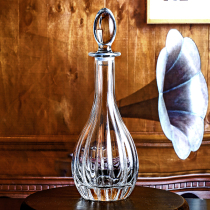 Italy imported Gauss crystal glass transparent red wine bottle decanter Whisky bottle Red wine bottle wine bottle