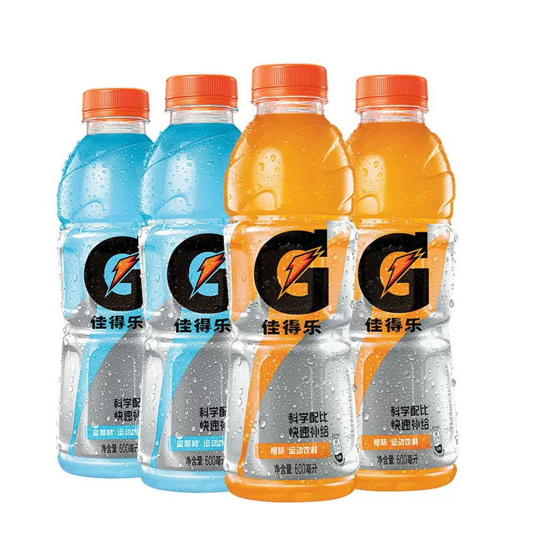 佳得乐电解质水运动功能饮料600mlx4(热品库)
