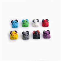 Tauren key cap personality mechanical keyboard single Resin key custom Kaihua TTC Cherry G-axis cross Universal