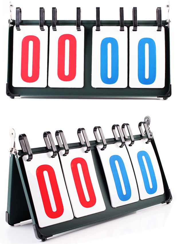 记分牌 计分牌羽毛球乒乓球篮球足球比赛比分翻分牌三位计分器