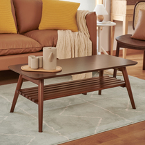 Tea table multifunctional simple modern tea table household small apartment small tea table solid wood living room table Nordic tea table