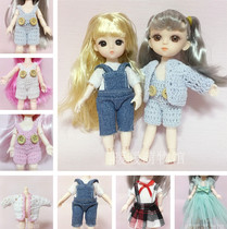 6 inch 15cm-17cm baby clothes 8 points 12 points BJD doll clothes bib pants Ding Pony Mengli Loli Meng baby to wear