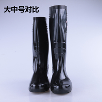3537 rain boots mens high water boots spring autumn waterproof boots non-slip Oxford rain shoes overshoes