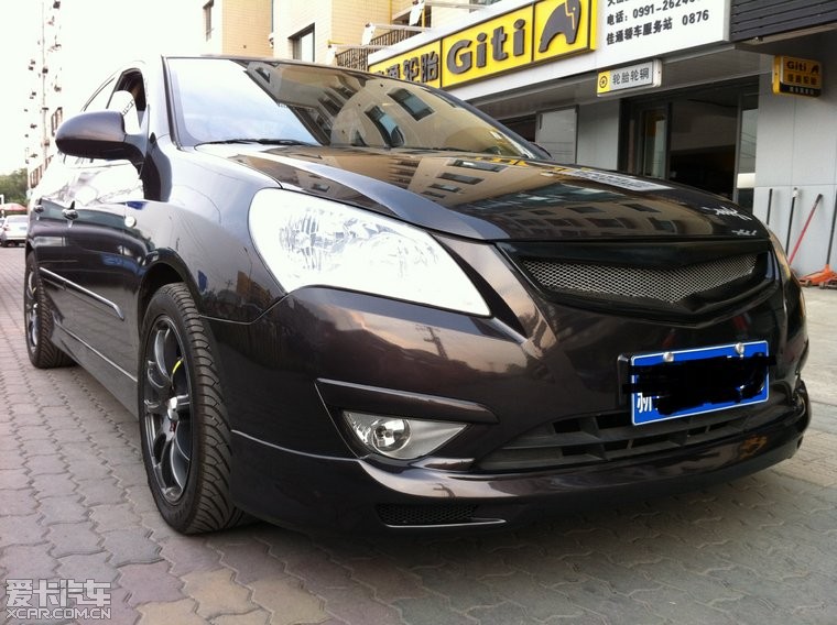 08-10款现代悦动小包围 悦动改装大小包围前后杠 尾翼