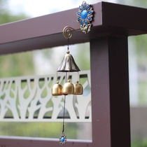 Yupo Jiuye Linglian Pure Copper Feng Shui Wind Bell Pendant Copper Bell Home Accessories Sound Good Style Beautiful Style