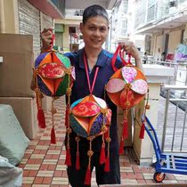 30cm handmade wedding hydrangea Guangxi specialty characteristic Zhuang pure handmade ethnic craftsmanship quality embroidery