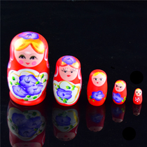 Supply Russian doll wooden Russian five-layer doll travel crafts Russian doll puppet