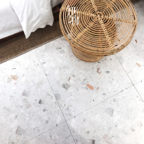 Zhimu large grain goose egg terrazzo tile 600x1200 Living room dining room Clothing store Engineering wall and floor tiles