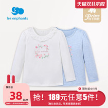 ($189 5pcs) Rei Baby Nursery Kids Clothes Baby Toddler Girls Long Sleeve T-shirt Bottoming Shirt Spring Children Embroidery