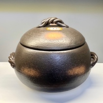 Japan imported ancient earth-burning pot Household soup pot Rice cooker High temperature Dharma casserole 3 5 7-in-1