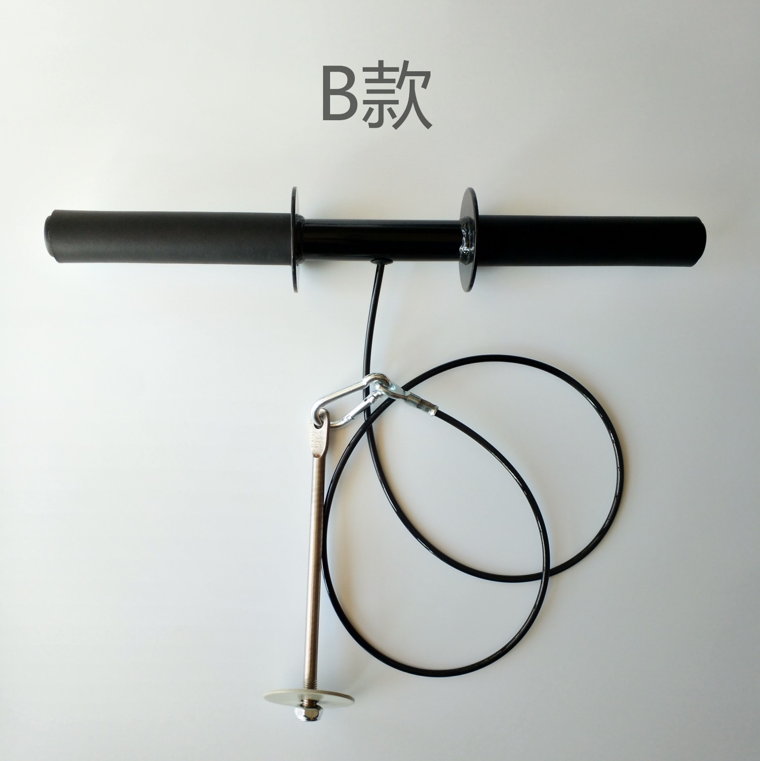 钢丝绳双绳卷绳手腕臂力器前臂千斤棒大臂握抓力小臂训练指力器