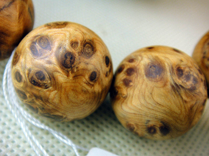 崖柏木瘤疤佛珠20mm满瘿瘤花手串e763火焰纹孔雀眼影子木崖柏手链