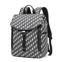 2021 new trend old print letter large capacity backpack boys and girls college style casual college student school bag