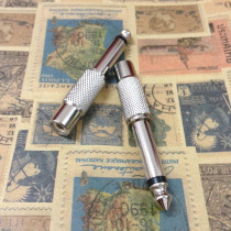 Single track 6 35 revolution lotus female plug 6 5 turn AV lotus mother large two core transits RCA mic plug