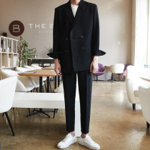 2021 spring Korean men's slim coat thin small suit trend handsome young student suit casual suit