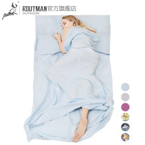 Travel dirty sleeping bag portable indoor double single hotel tourist stay hotel anti-dirty quilt cover sheets Cotton