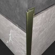 Holding Yong edge strip tile edging edge strip closing decorative strip stainless steel positive corner line pressure strip aluminum metal strip