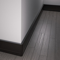 Zhiyong Aluminum alloy skirting line Wood grain tile floor skirting board Stainless steel waterproof corner line Floor wall sticker