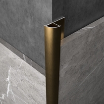 Tilting tile Sunny Corner line protection line imitation stone line edging edge strip closing corner aluminum alloy decoration