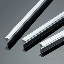 Holding Yong edge strip wooden corner tile gray decorative strip edging edge closing aluminum alloy stainless steel strip