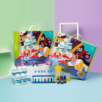 Kindergarten children fun science experiment set steam equipment children Primary School students handmade materials