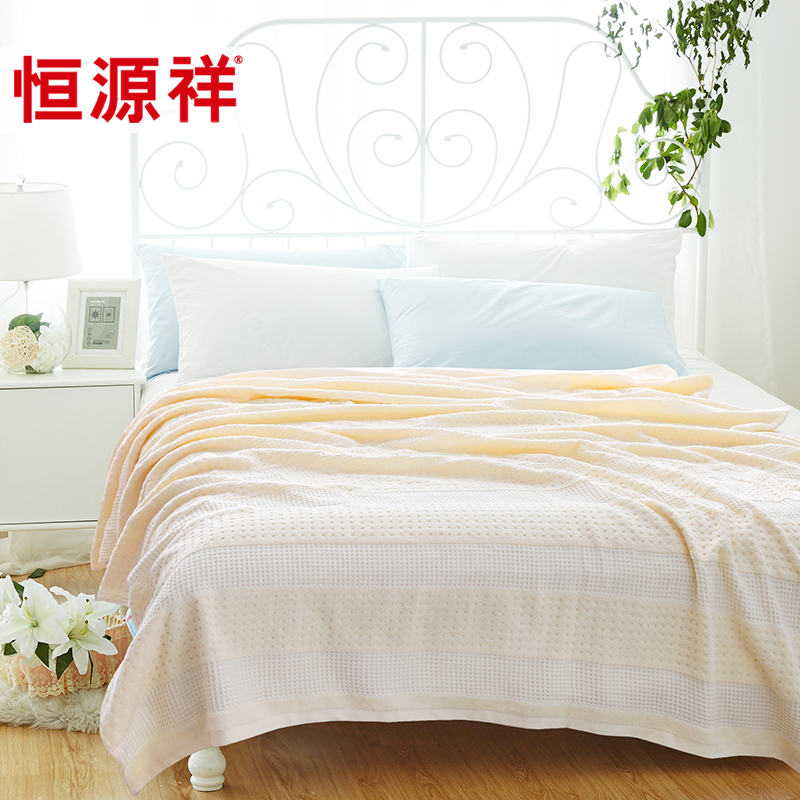 hengyuanxiang cool quilt towel, old pure cotton single double air conditioner, washable all cotton summer quilt spring and autumn