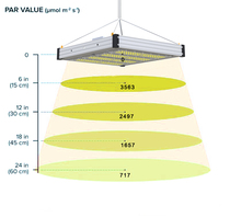 Plant growth lamp Indoor full spectrum imitation sunlight fleshy waterproof fanless fill light lamp Flower and vegetable nursery