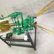 Best-selling and easy-to-use rice straw rope weaving machine double-strand cattail rope crafts rope weaving machine nationwide
