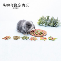 Hot sale pet rabbit training snacks ChinChin snacks Dutch pig hamster love puffed color fruits and vegetables molars 50g