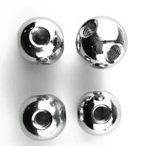 Stainless steel tapping steel ball with threaded steel ball with wire ball tapping steel ball half-hole threaded steel ball 15mm15 8mm