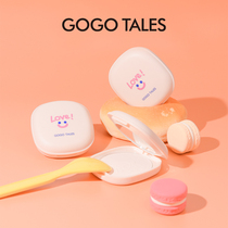 gogotales Gogo dance smile powder cake oil control make-up lasting concealer loose powder biscuit skin oil not easy to take off makeup