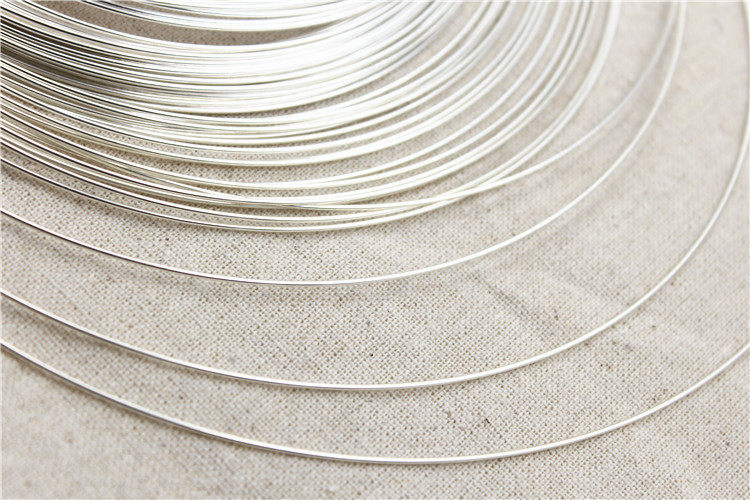 s925纯银diy手链吊坠银线配件 手工银丝材料 久黛银饰