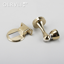 OLRVLI gold minimal door suction door retro door magnetic door suction door touches stainless steel suction in the gold suction