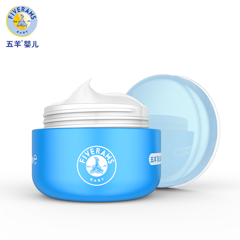 五羊宝宝婴儿面霜50g+洗发沐浴露二合一500ml+润肤乳250ml3件套装产品展示图4